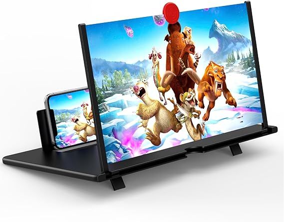 HD Phone Screen Magnifier Stand – Foldable 3D Enlarged Display